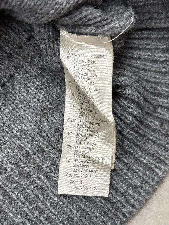 Diesel Grey & Black Cobweb Contemporary Sweater unQWJvF 9