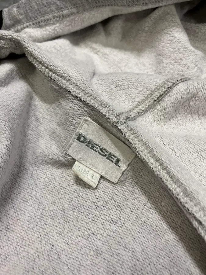 Diesel Grey & Black Extra Propaganda Zip-up Hoodie LSGQuRE 8