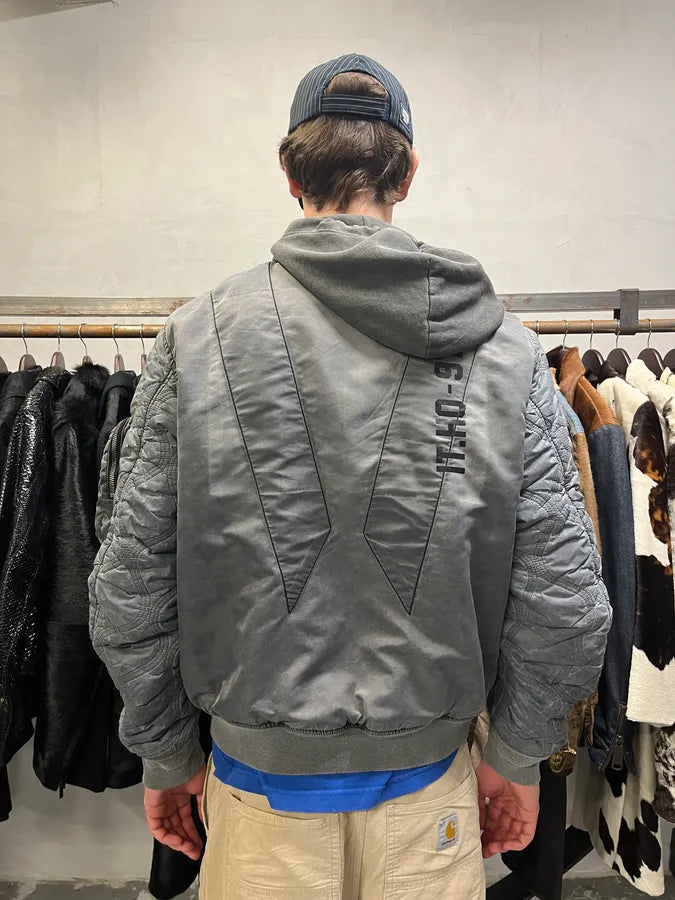 Diesel Grey Aero Modern Bomber Jacket (L) VoXlegb 3