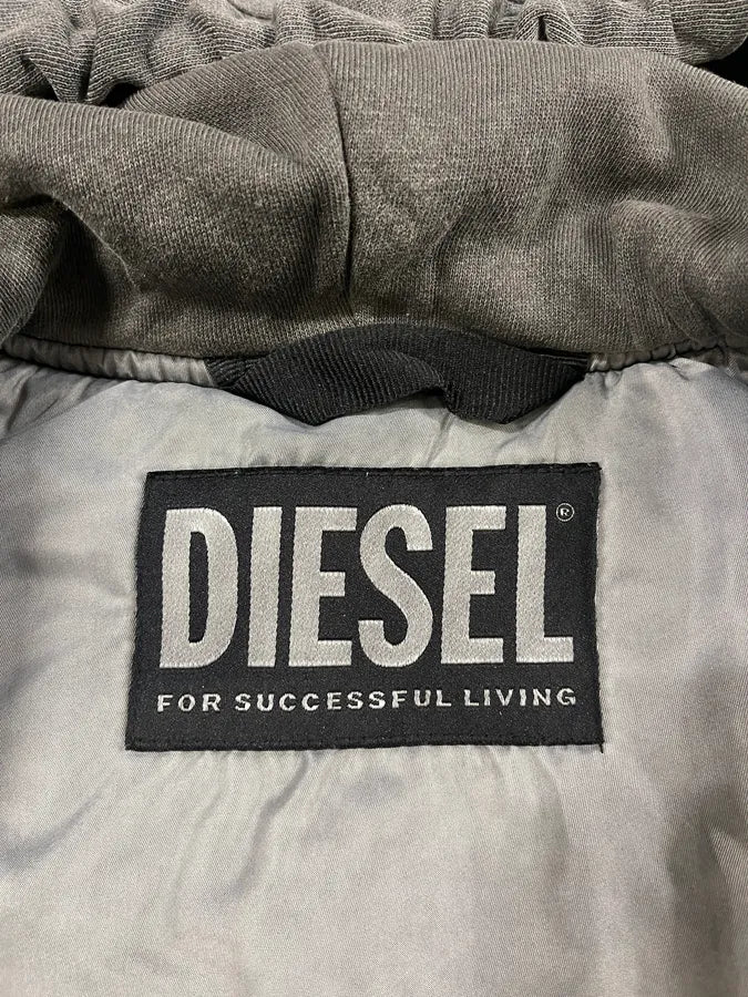 Diesel Grey Aero Modern Bomber Jacket (L) VoXlegb 7