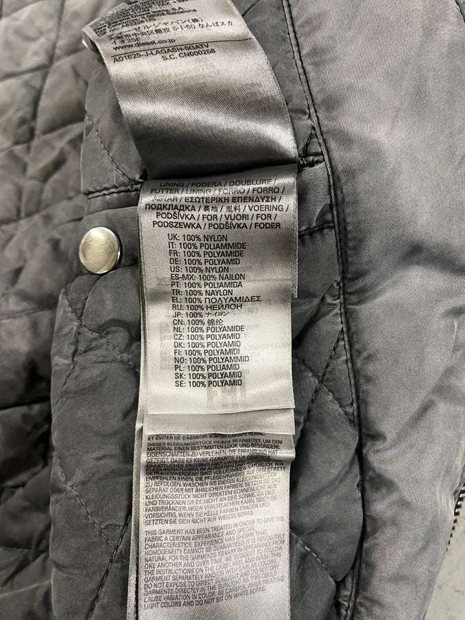 Diesel Grey Aero Modern Bomber Jacket (L) VoXlegb 9