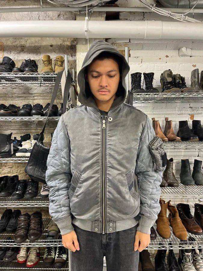 Diesel Grey Aero Modern Bomber Jacket MRYQBwr 1