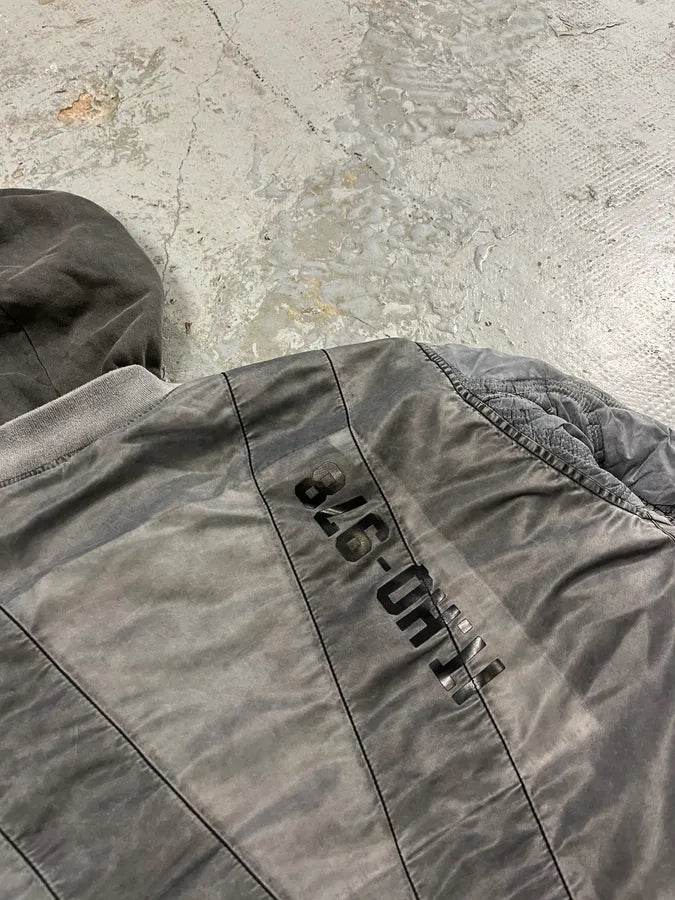 Diesel Grey Aero Modern Bomber Jacket MRYQBwr 8