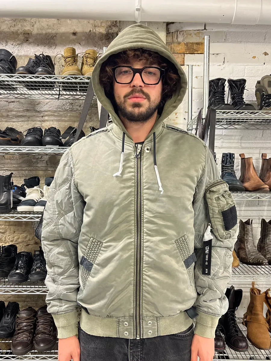 Diesel Grey Aero Modern Bomber Jacket oiRIDwq 1