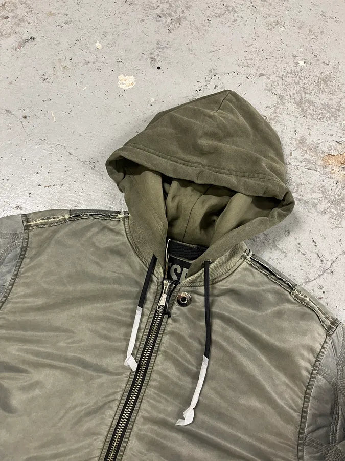 Diesel Grey Aero Modern Bomber Jacket oiRIDwq 4