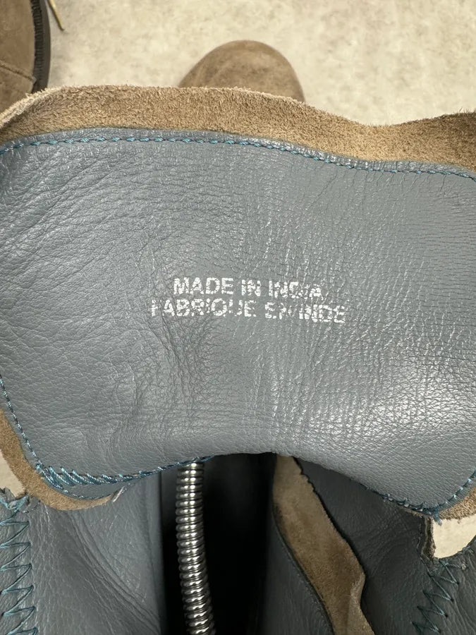 Diesel Grey Camel Suede Leather Boots IdxCQaH 11