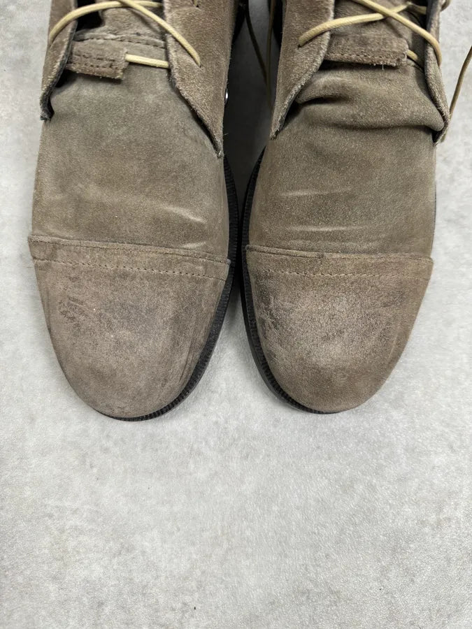 Diesel Grey Camel Suede Leather Boots IdxCQaH 7