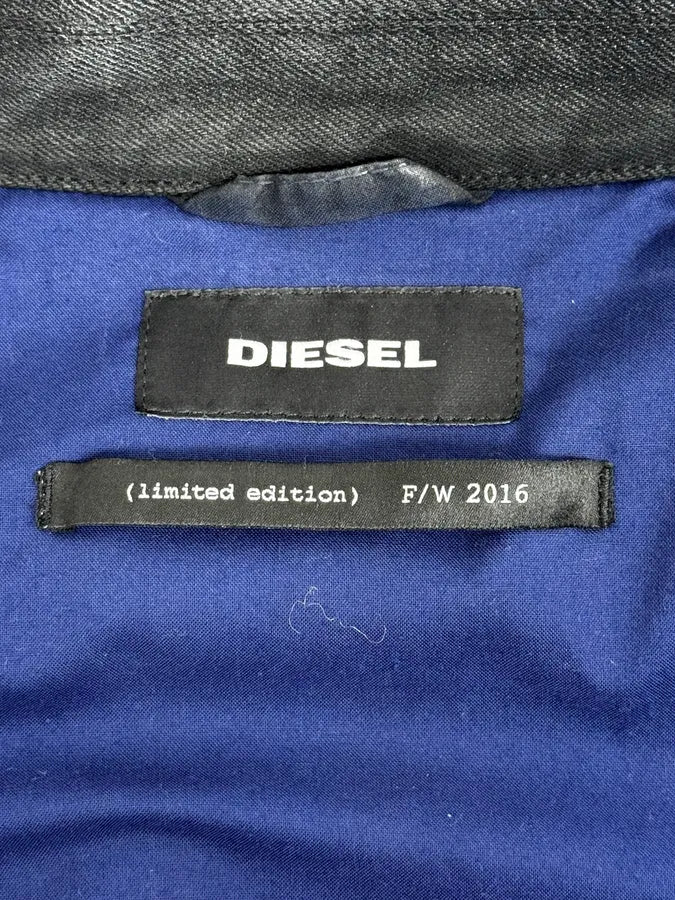AW2016 Diesel Grey Black Gradient Trucker Jacket ALixmds 11