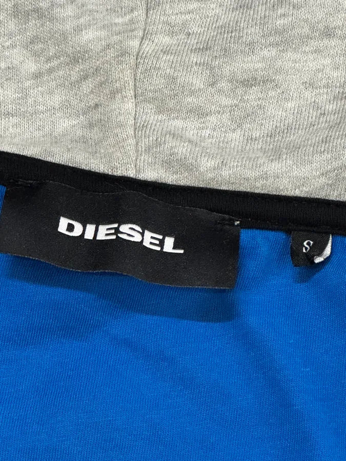 Diesel Grey Multiple Holes Zip-Up Hoodie  ibNDoxN 9