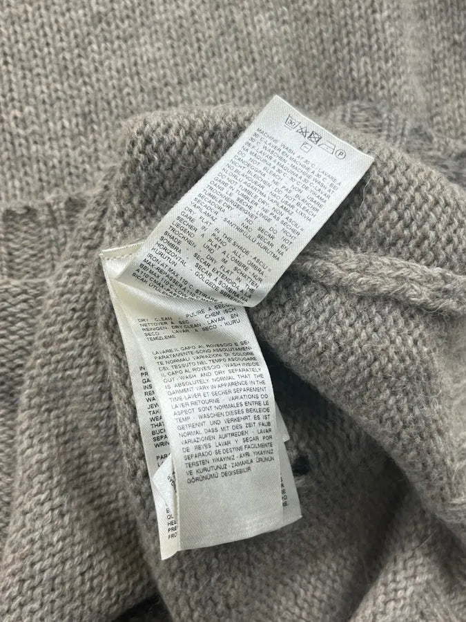 Diesel Grey Wool Distressed Avant-Garde Sweater MTAQBXz 10
