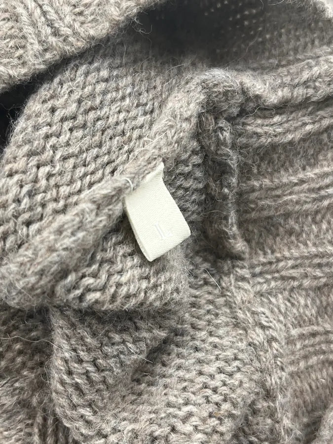 Diesel Grey Wool Distressed Avant-Garde Sweater MTAQBXz 11