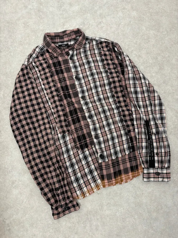 Diesel Irregular Patchwork Effect Checkered Shirt KToyhpG 3
