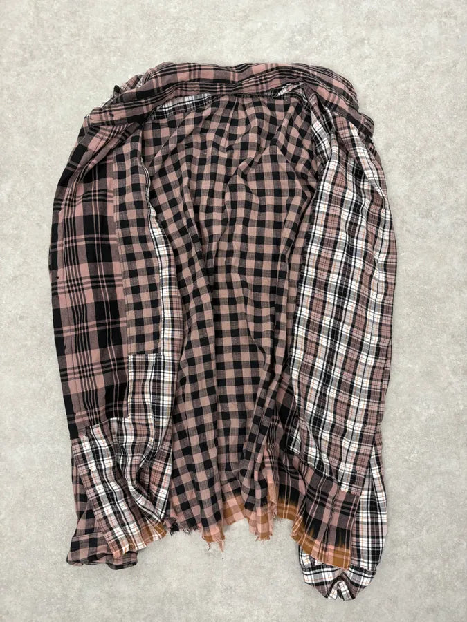 Diesel Irregular Patchwork Effect Checkered Shirt KToyhpG 6
