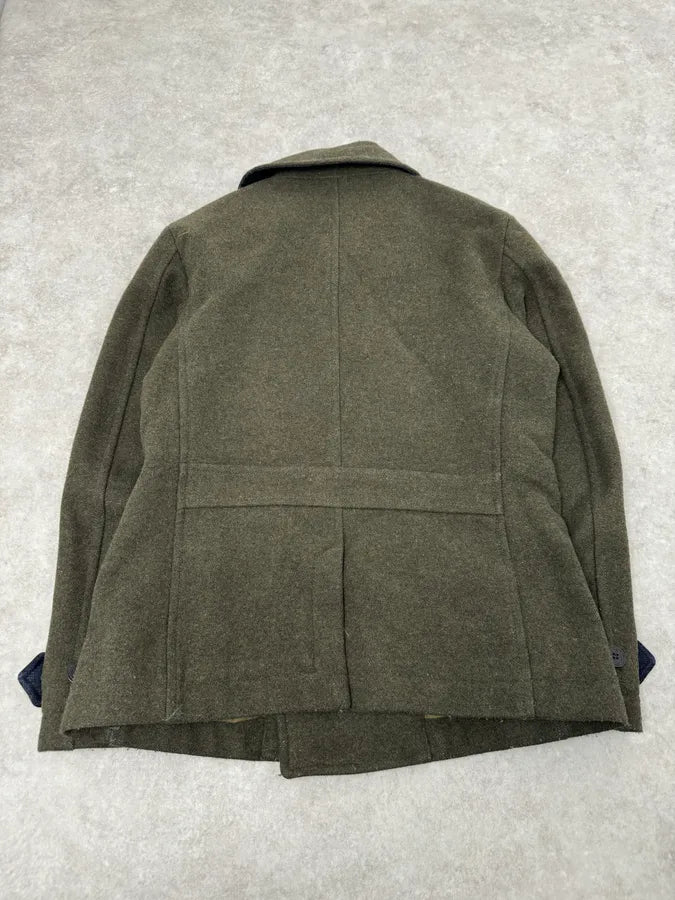 Diesel Khaki Green Wool Duffle Coat tftHRtu 6