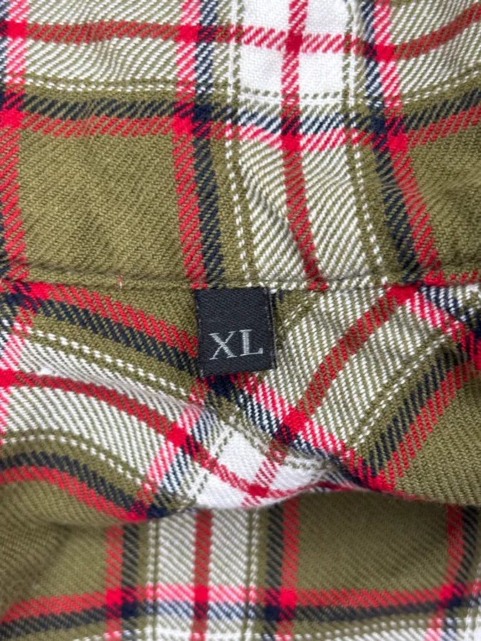 Diesel Khaki Plaid Cozy Zip-up Hoodie vyzpsrZ 9