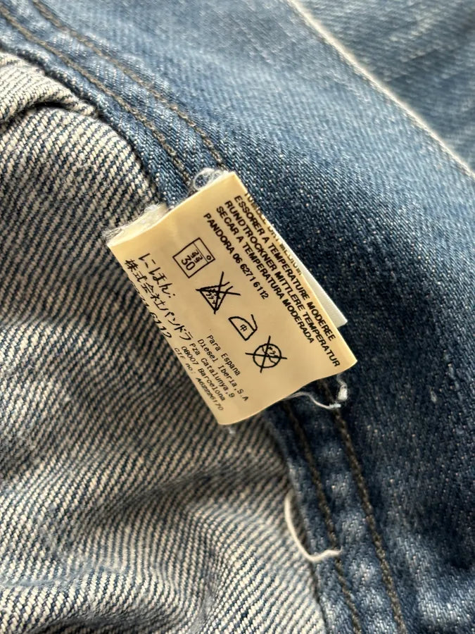 Diesel Light Blue Faded Denim Jacket  YQFoUMt 13