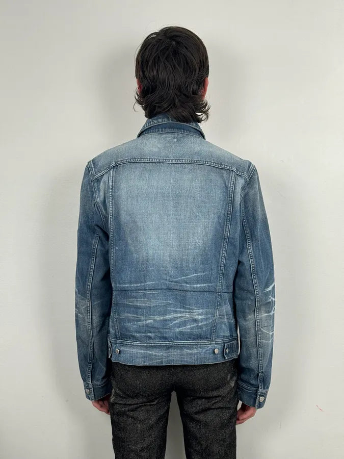 Diesel Light Blue Faded Denim Jacket  YQFoUMt 2