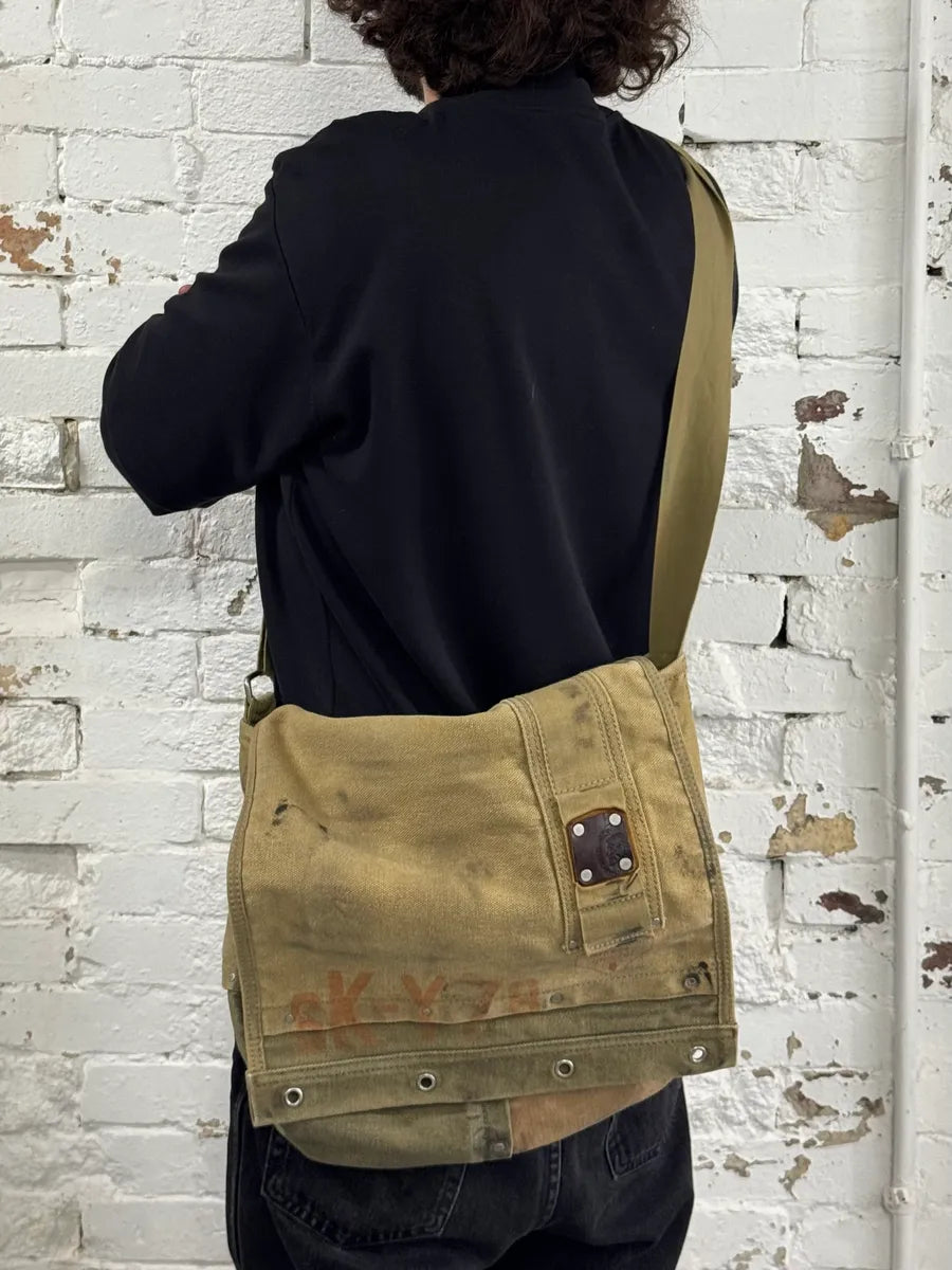 Diesel Military Canva Beige Shoulder Bag CAvKVJZ 2