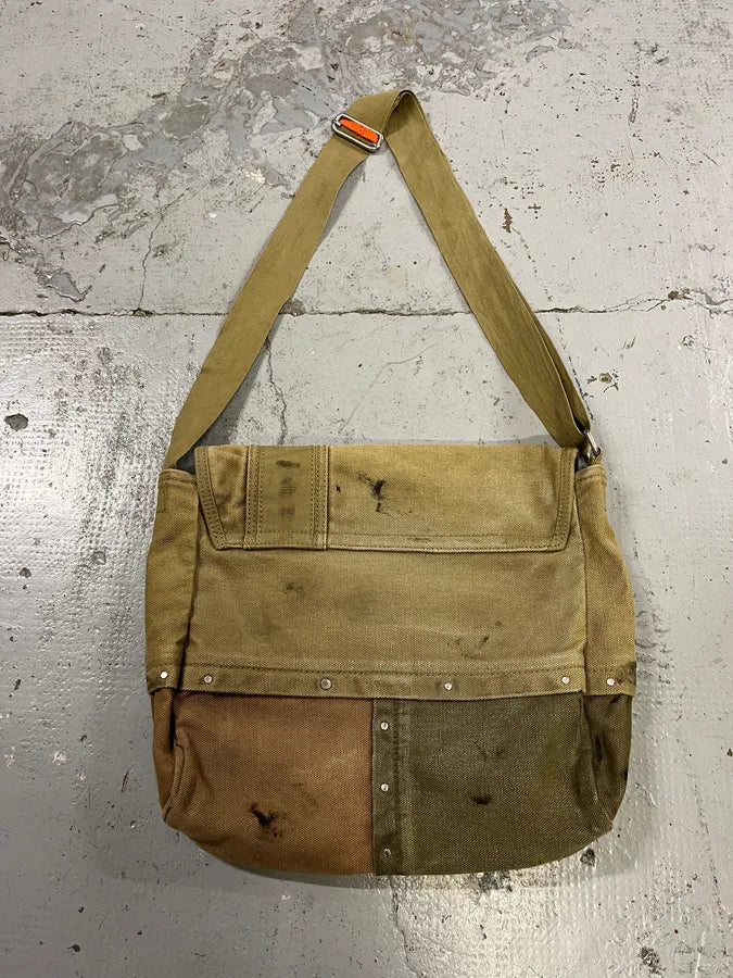 Diesel Military Canva Beige Shoulder Bag CAvKVJZ 6