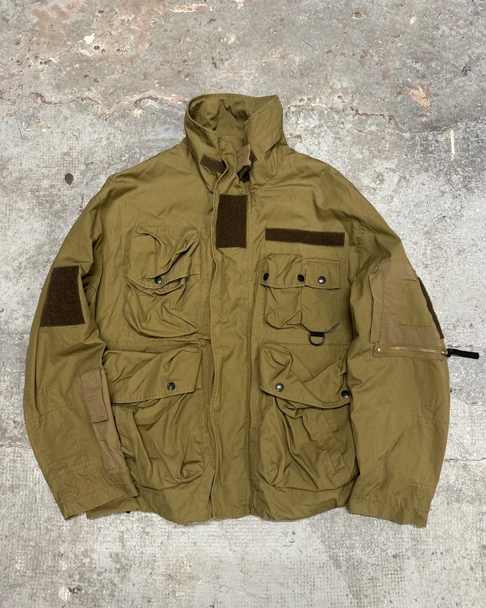 Diesel Multi Pockets Cargo Utility Beige Jacket (L/XL) 0