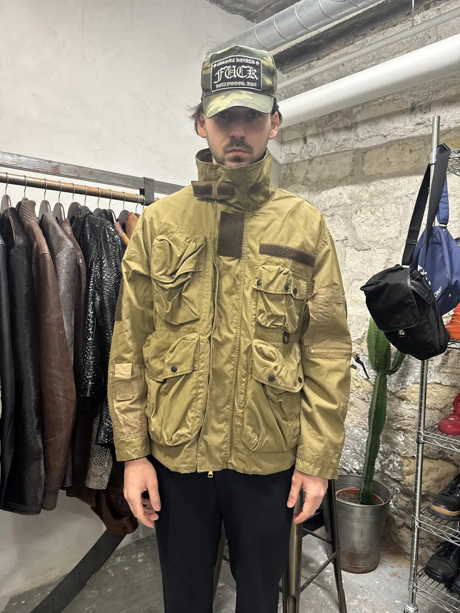 Diesel Multi Pockets Cargo Utility Beige Jacket (L/XL) 1