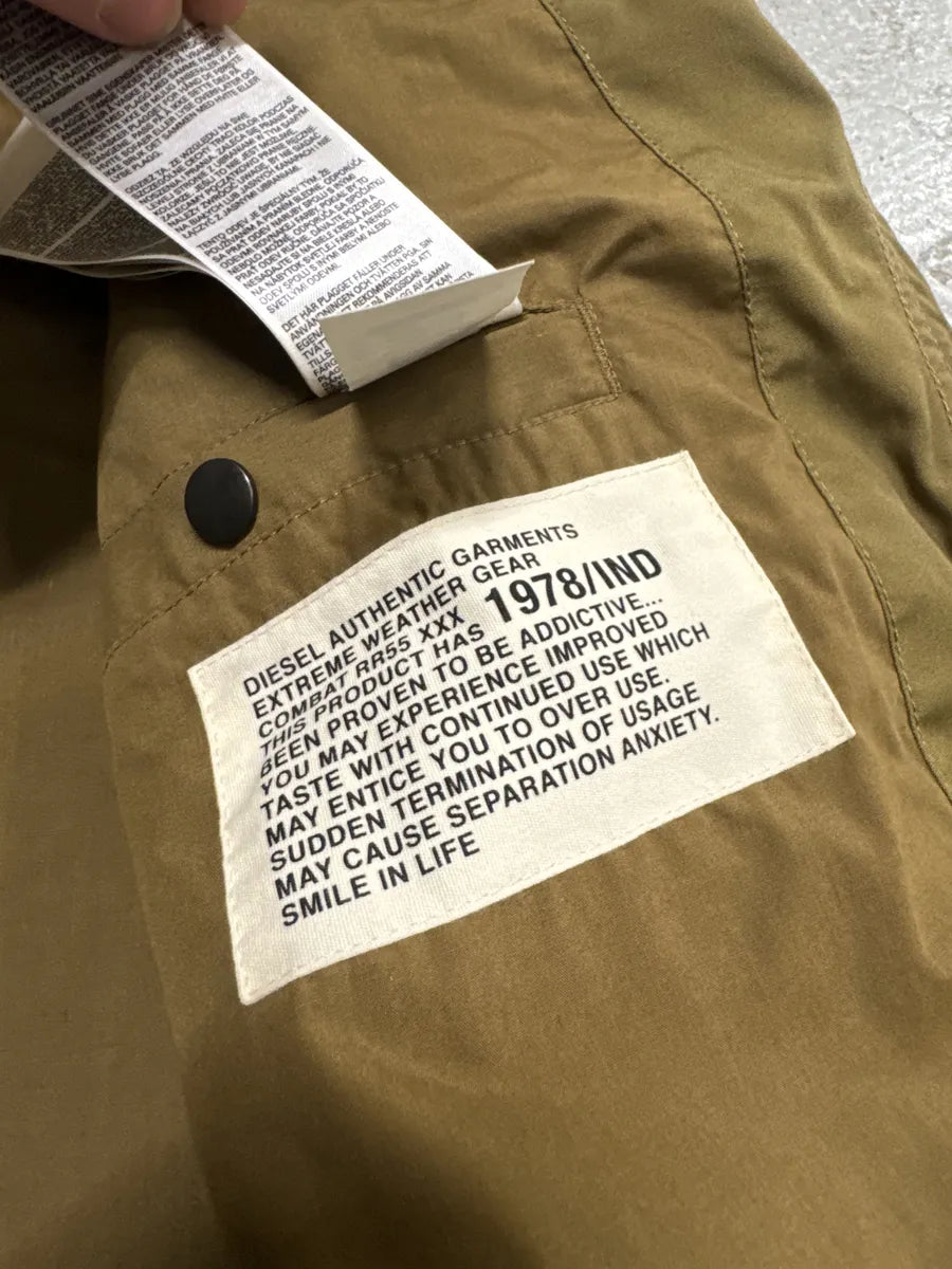 Diesel Multi Pockets Cargo Utility Beige Jacket (L/XL) 10