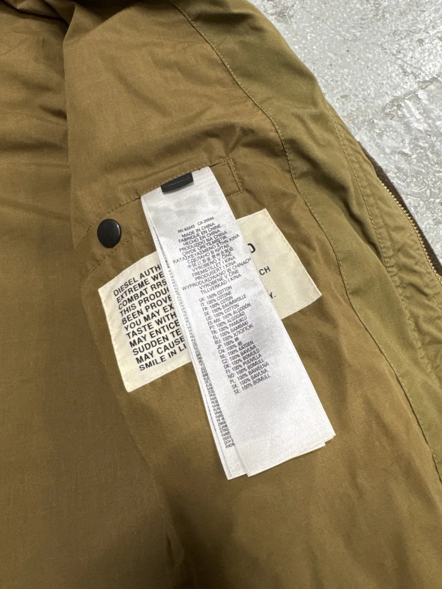 Diesel Multi Pockets Cargo Utility Beige Jacket (L/XL) 11