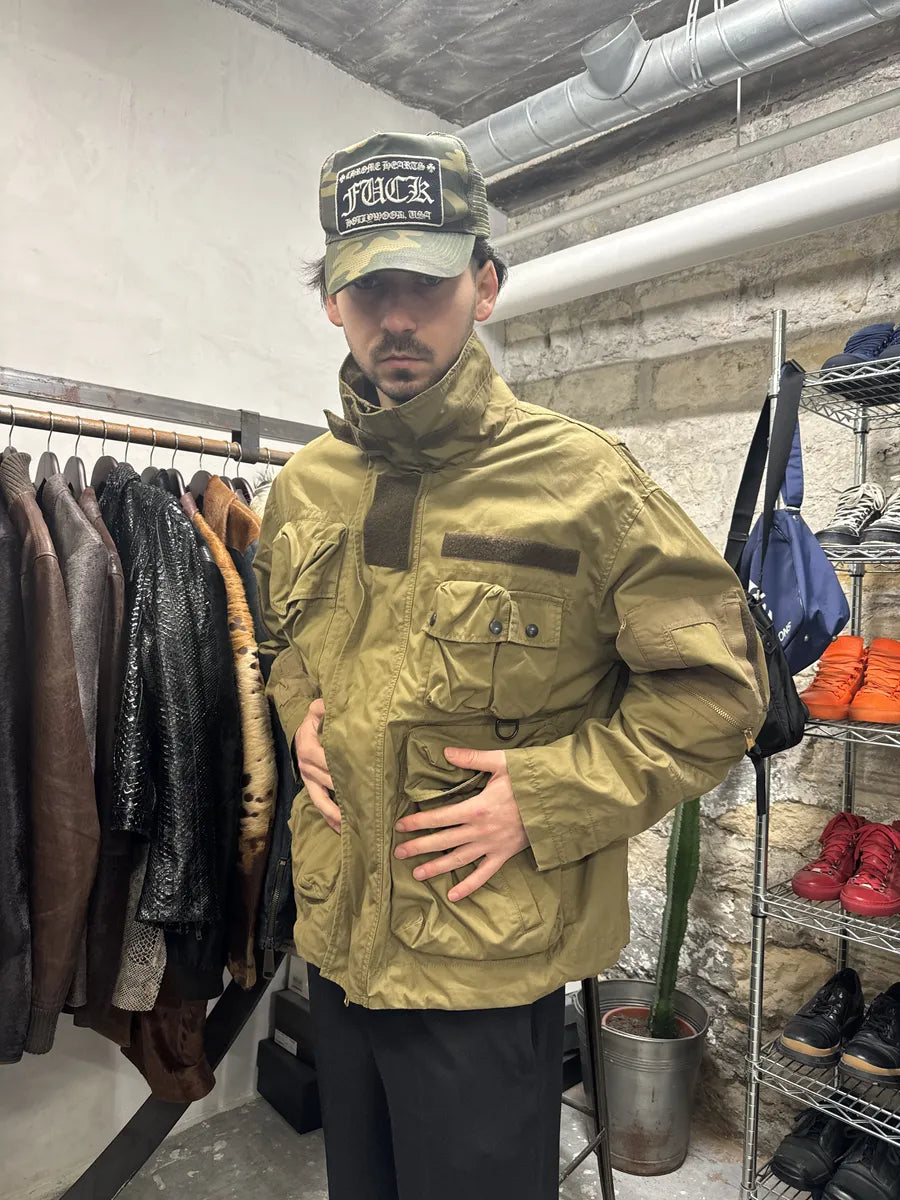 Diesel Multi Pockets Cargo Utility Beige Jacket (L/XL) 3