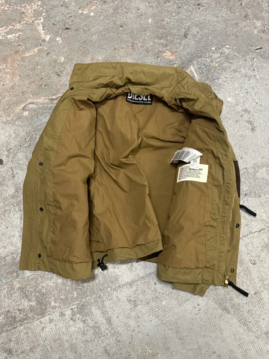 Diesel Multi Pockets Cargo Utility Beige Jacket (L/XL) 5