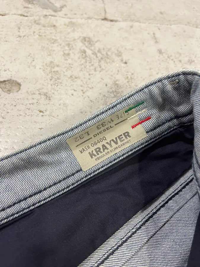 Diesel Navy Faded Distressed Slim Denim Jeans PGgYtcb 10