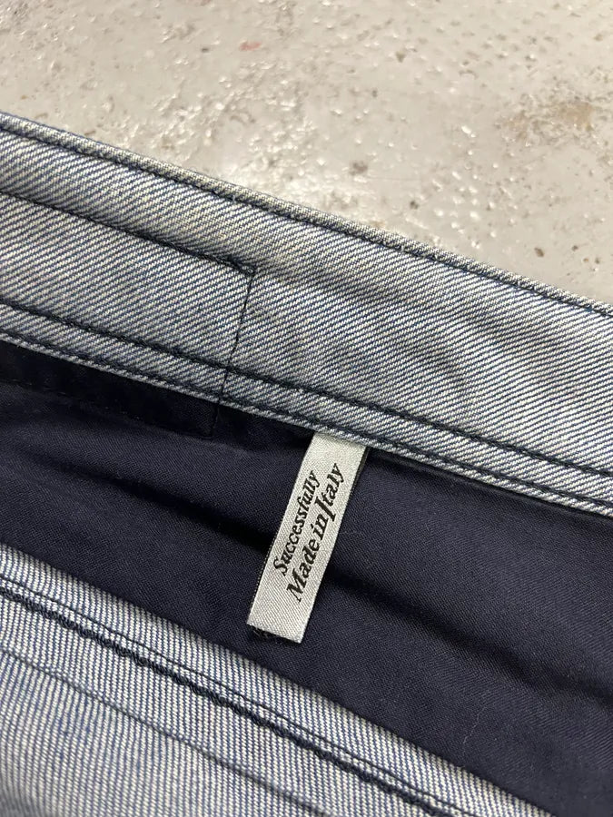 Diesel Navy Faded Distressed Slim Denim Jeans PGgYtcb 12