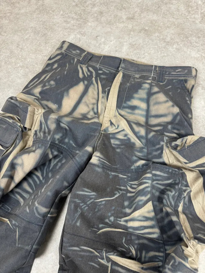 Diesel Navy Multi Pockets Contemporary Splash Cargo Pants BNMQDkd 5