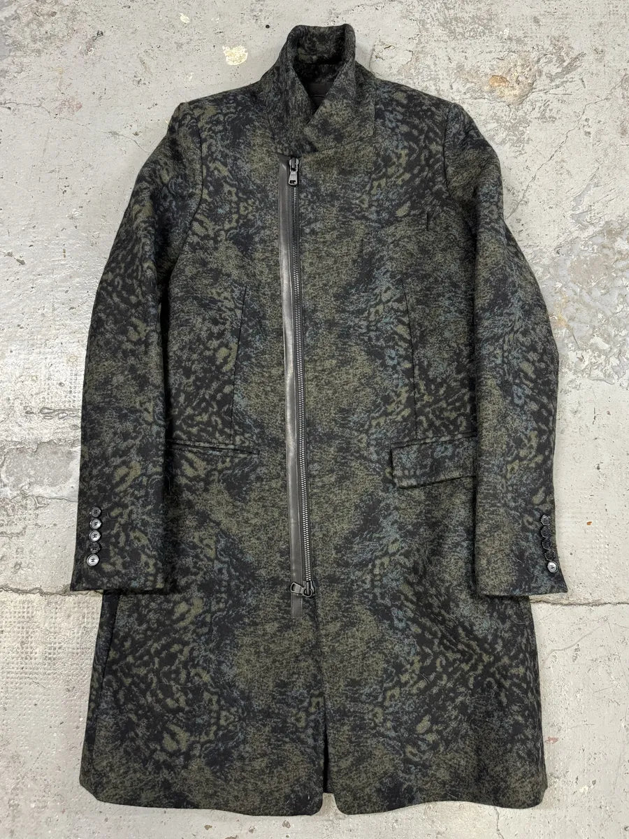 Diesel Oil Wool Long Jacket NwAYMMF 0