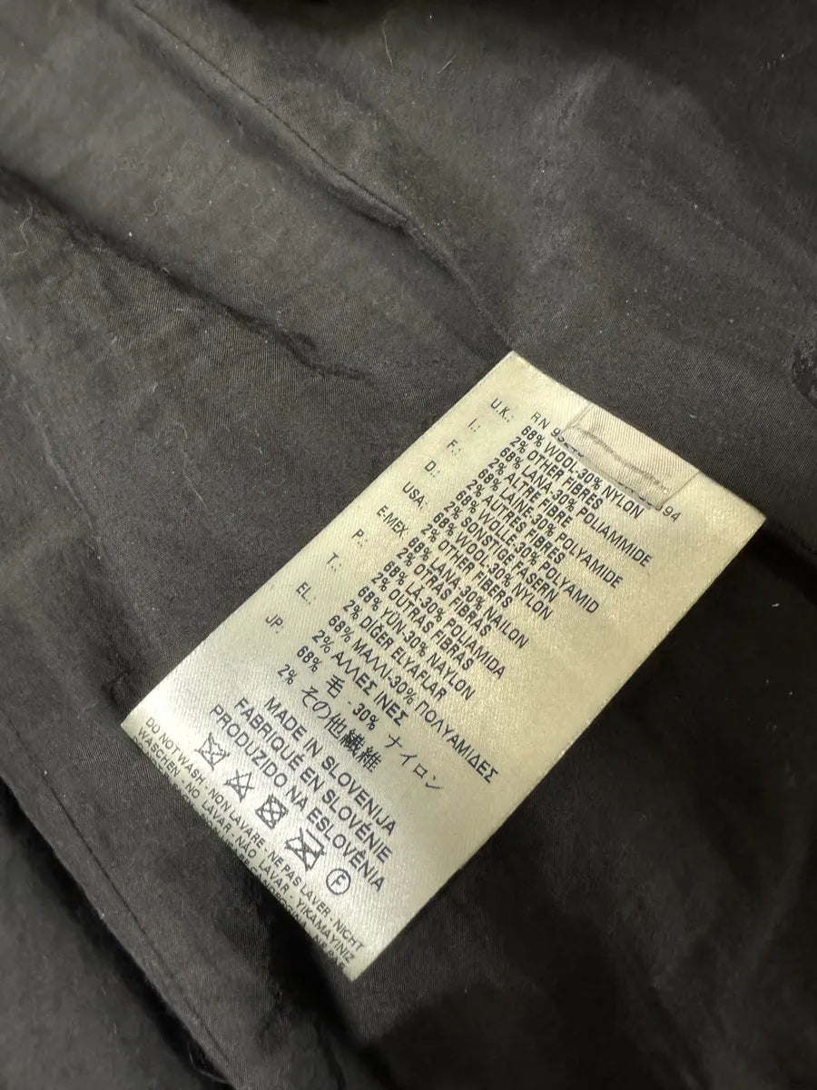 Diesel Oil Wool Long Jacket NwAYMMF 7