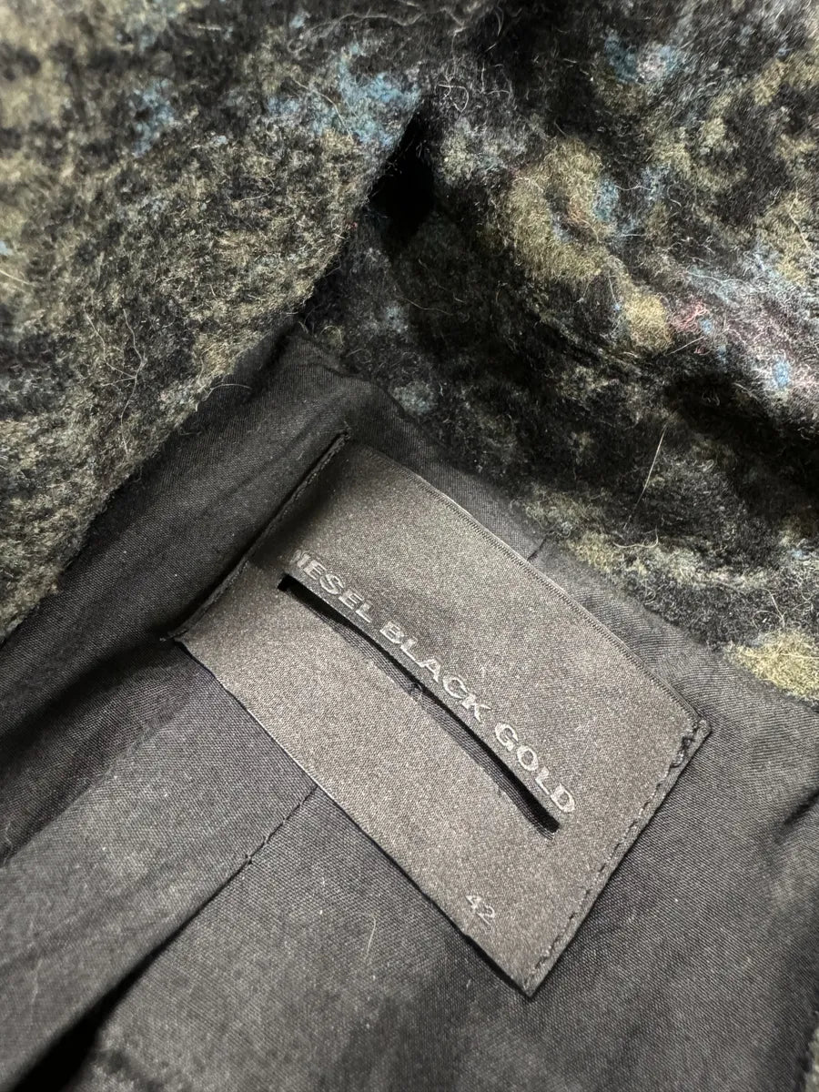 Diesel Oil Wool Long Jacket NwAYMMF 8