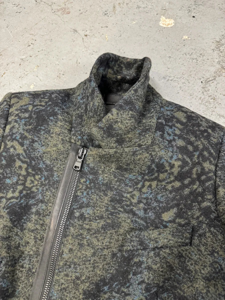 Diesel Oil Wool Long Jacket NwAYMMF 9