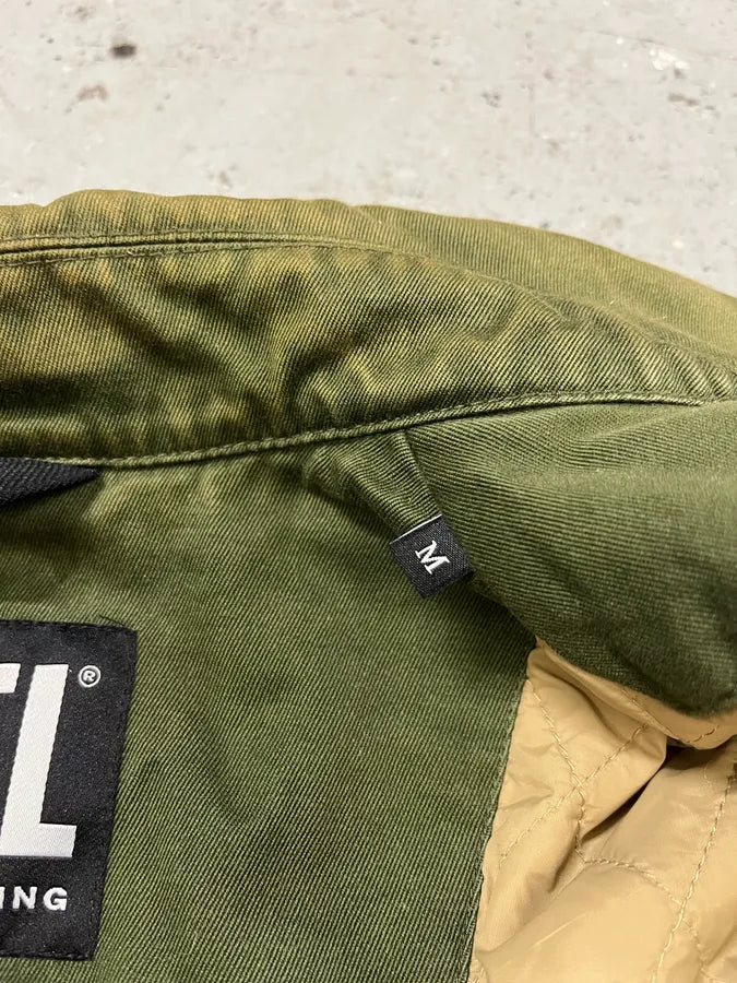 Diesel Olive Green Combat Bomber Jacket DeECzbd 10