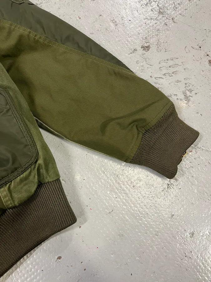 Diesel Olive Green Combat Bomber Jacket DeECzbd 5