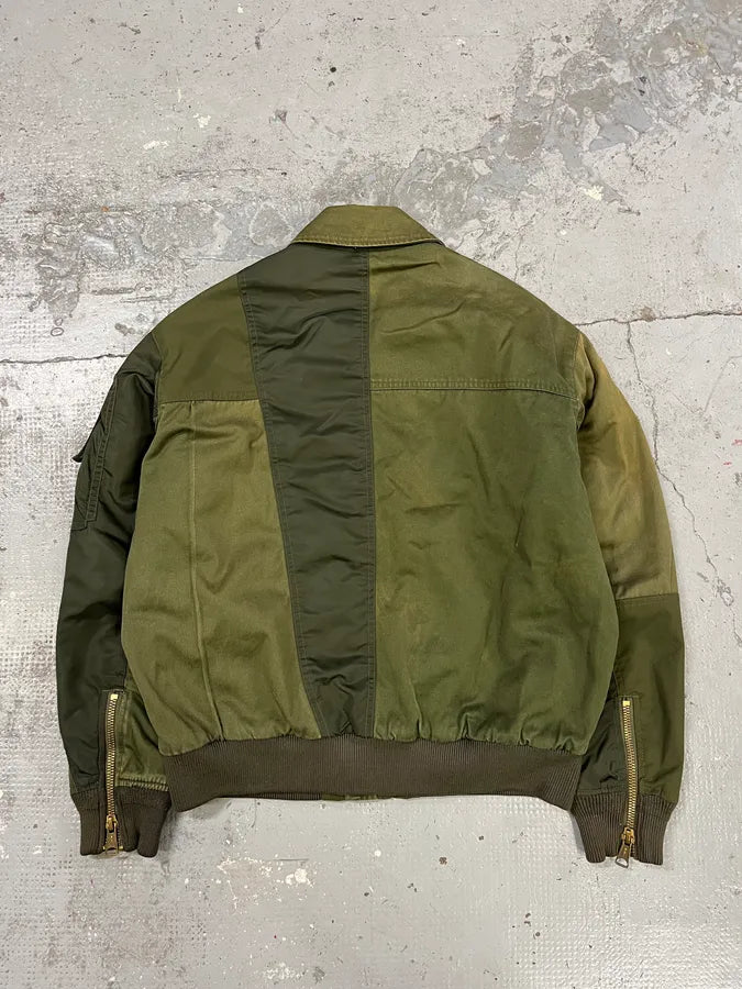 Diesel Olive Green Combat Bomber Jacket DeECzbd 7