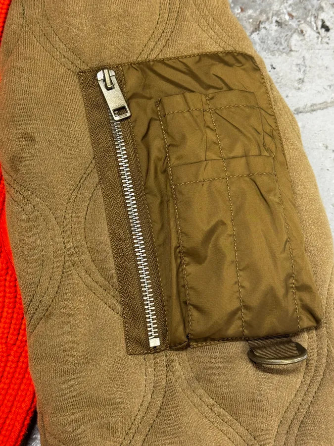 Diesel Orange & Brown Modern Aero Bomber Jacket fTAIXLD 8