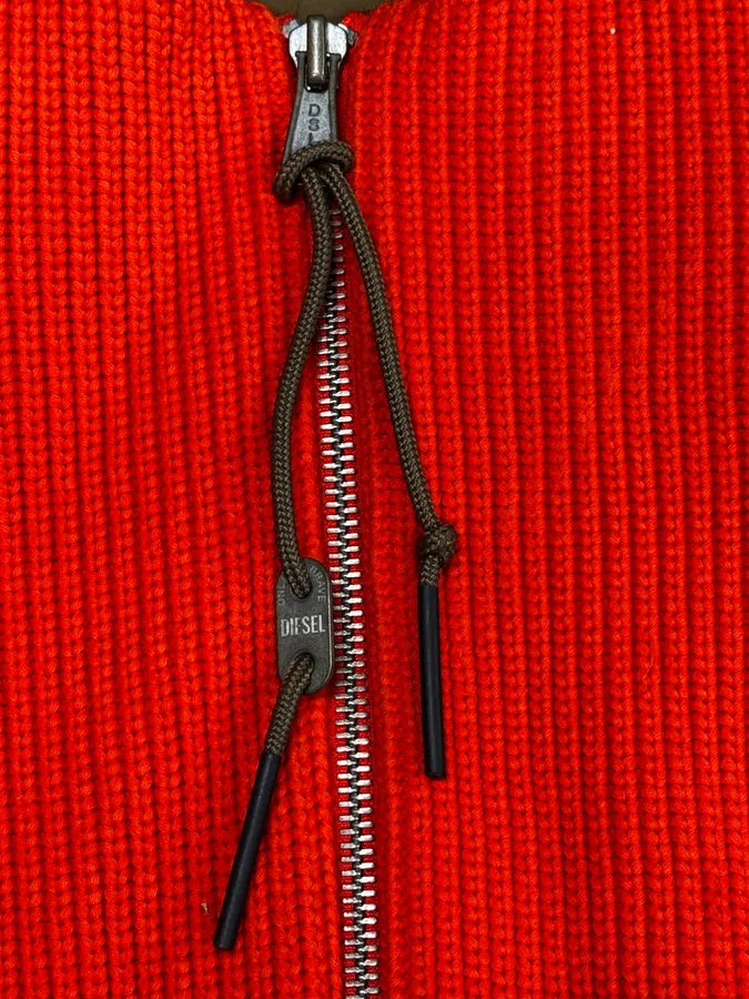 Diesel Orange & Brown Modern Aero Bomber Jacket fTAIXLD 7