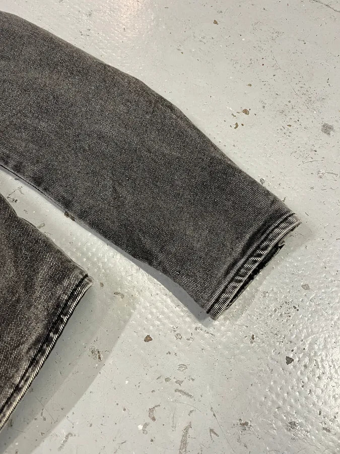 Diesel Raw Grey Denim Perfecto Jacket WxmFUNS 5