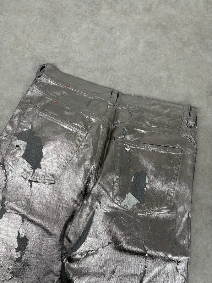 Diesel Silver Grey Abstract Jeans yODQQBk 7