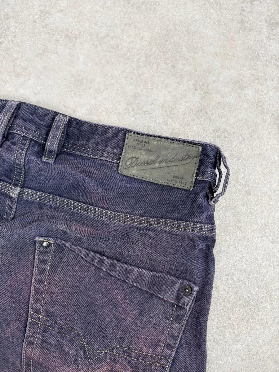 Diesel Slim Bleached Sunset Purple Denim Jeans yEuniSD 12