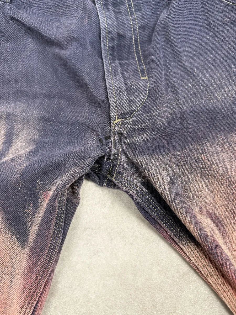 Diesel Slim Bleached Sunset Purple Denim Jeans yEuniSD 7