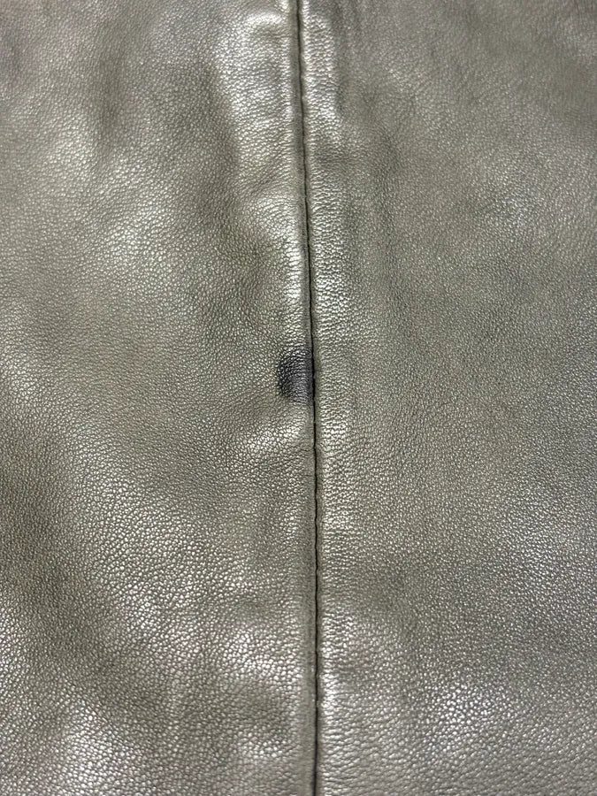 Diesel Studded Eyelet Grey Leather Jacket FQHApSD 6