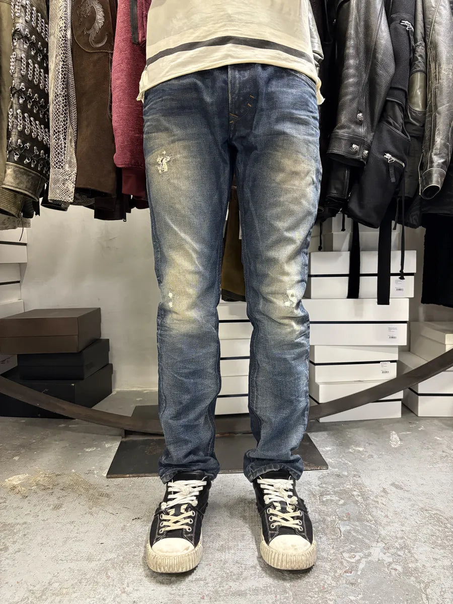 Diesel Sunfaded Blue Denim Slim Jeans EkVEssJ 2