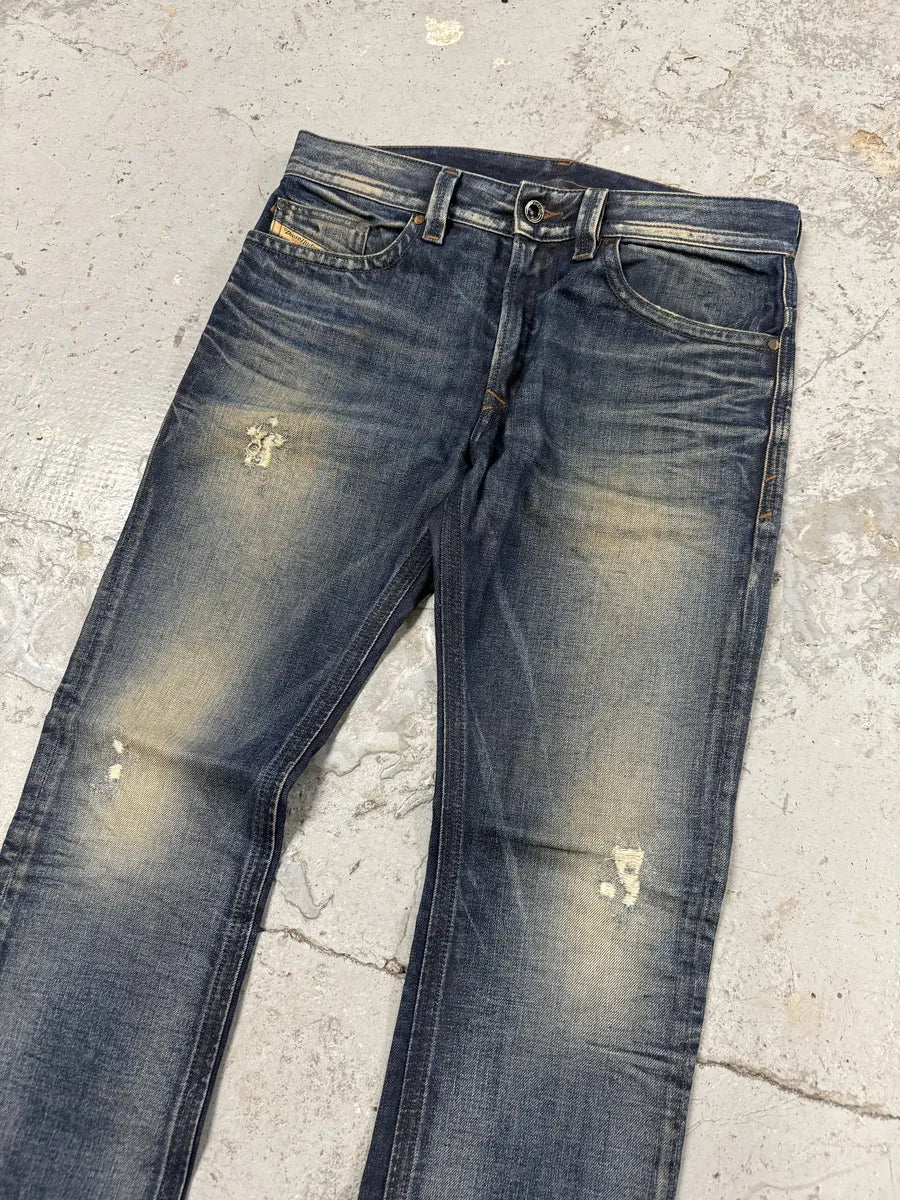 Diesel Sunfaded Blue Denim Slim Jeans EkVEssJ 5