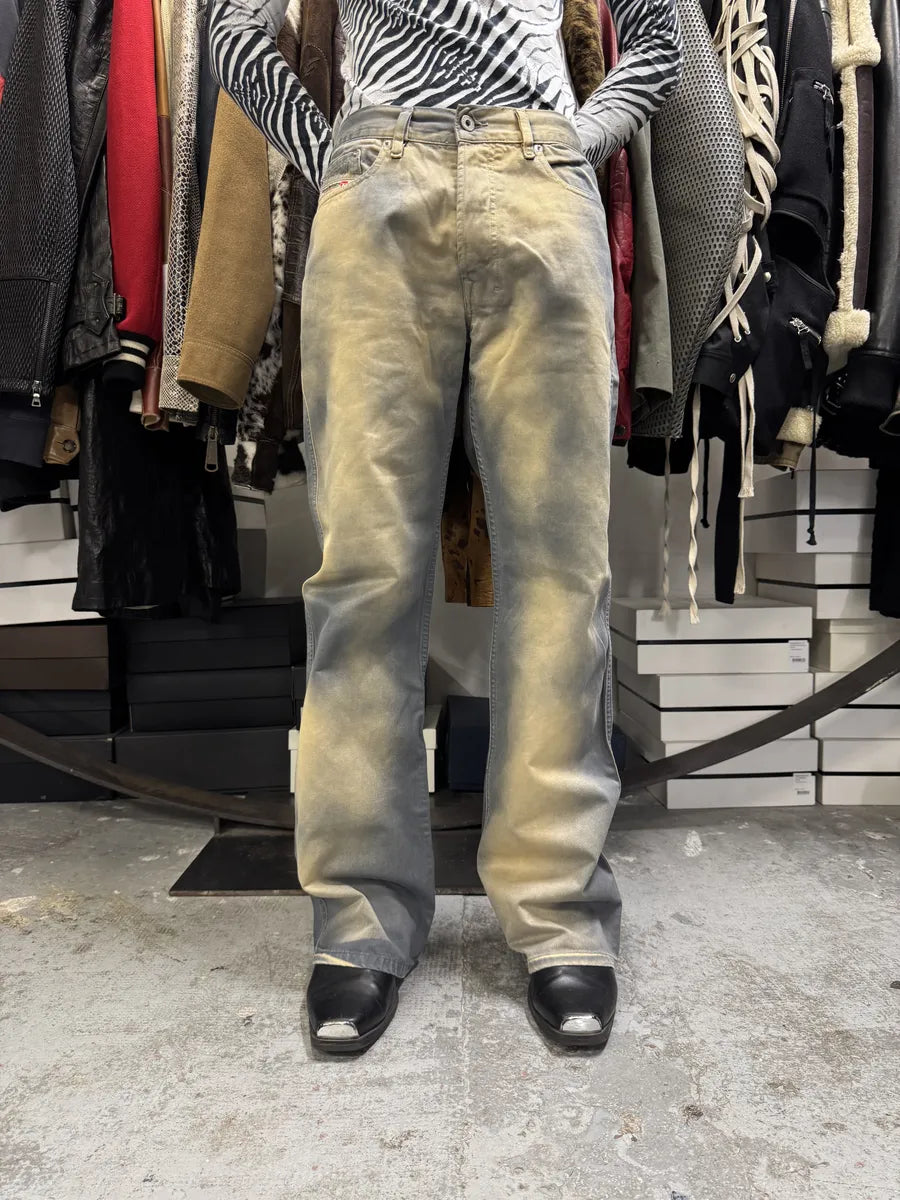Diesel Two Tone Gradient Sand Pants zabwdYC 1