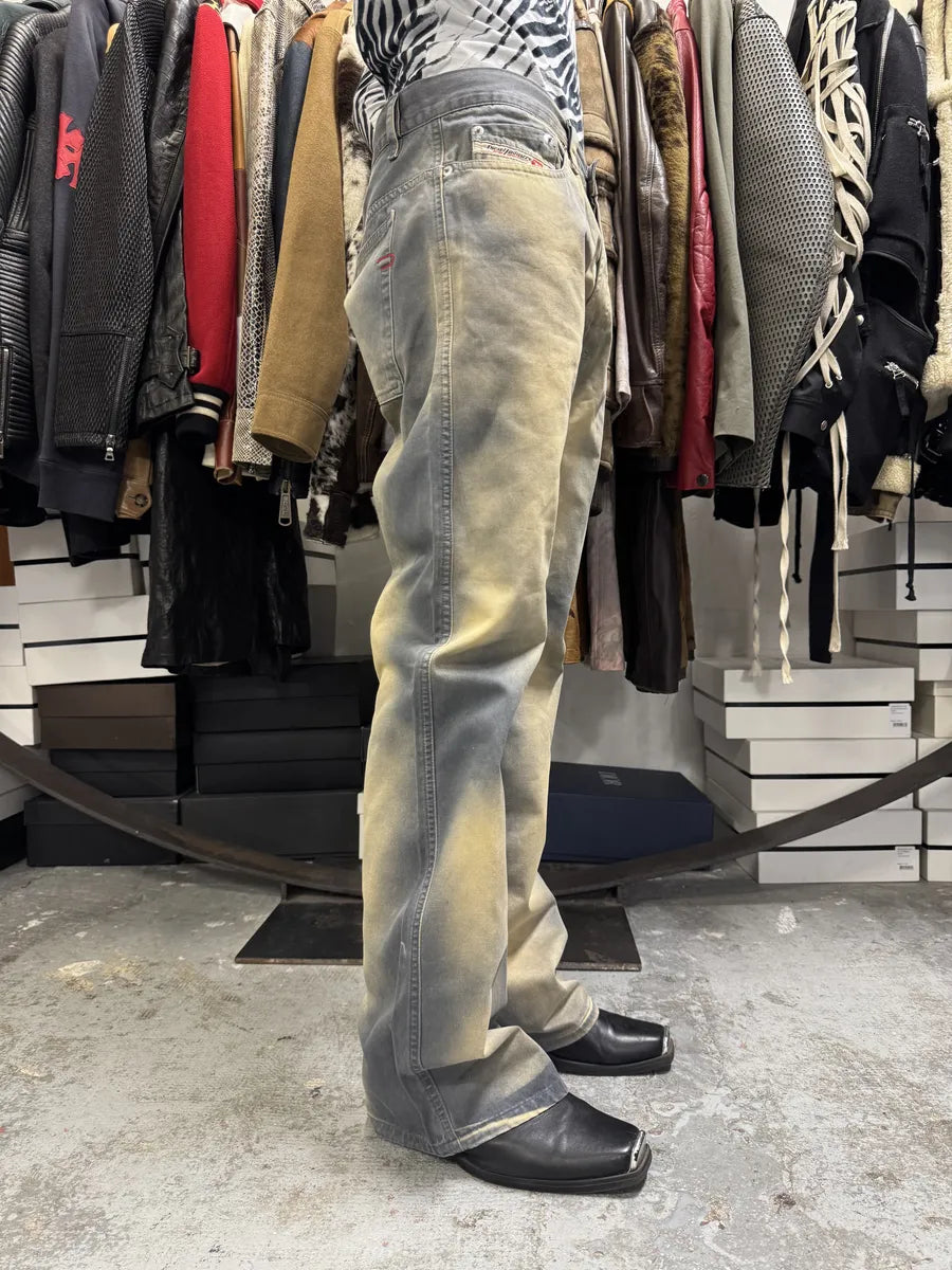 Diesel Two Tone Gradient Sand Pants zabwdYC 3